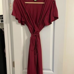 LuLus Wrap Dress